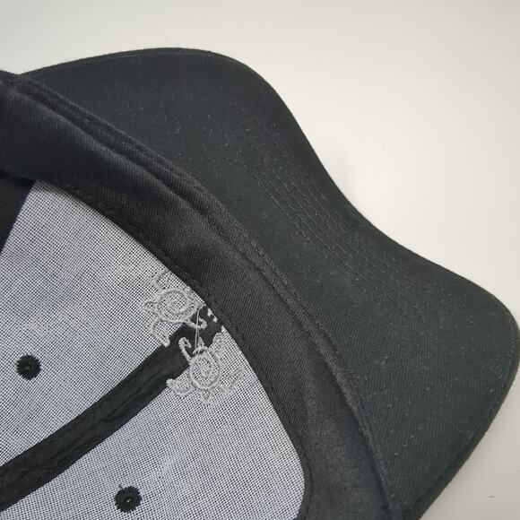 Hawaii Strapback Baseball Cap Black OS Adjustable Surfware Hawaiian Classics - Picture 8 of 9